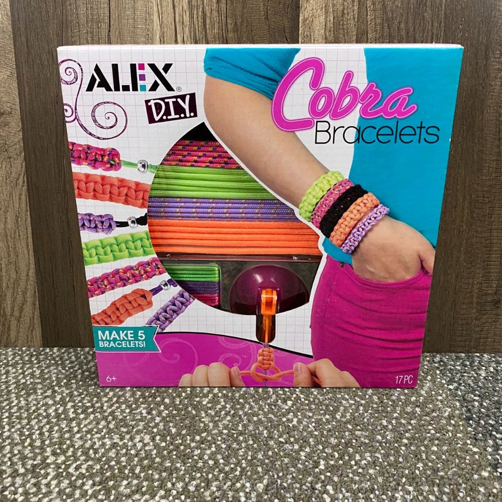 ALEX D.I.Y. - Do-it-Yourself Wear! Cobra Bracelets